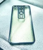 Mi Redmi 8 back cover CD Chrome transparent with camera lens protection black edge - Image 2
