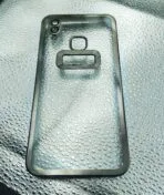 Vivo Y91/Y93/Y95 back cover CD Chrome transparent with camera lens protection black edge - Image 2