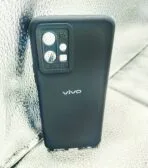 Vivo Y75/Y55 5G Back Cover Silicone Soft Black Colour