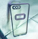 Oppo A5/A3S back cover CD Chrome transparent with camera lens protection