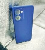 Realme C33 back cover Silicone soft blue colour
