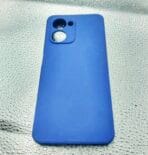 Realme C33 back cover Silicone soft blue colour - Image 2