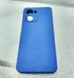 Realme C33 back cover Silicone soft blue colour - Image 2