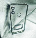 Mi Redmi Note 6/6Pro back cover CD Chrome transparent with camera lens protection silver edge
