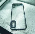 Redmi 9A/9i/9AT back cover CD Chrome transparent with camera black edge - Image 2