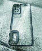 Redmi 11 Prime 4G back cover CD Chrome transparent with camera lens protection black edge - Image 2