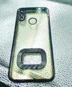 Redmi Note 7/7Pro back cover CD Chrome transparent with camera lens protection black edge - Image 2