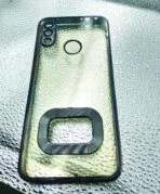 Redmi Note 7/7Pro back cover CD Chrome transparent with camera lens protection black edge - Image 2