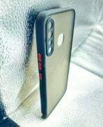 Infinix Hot 8/X650 back cover Smoke Black Colour - Image 2
