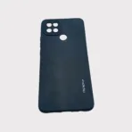 Oppo A15 Back Cover Silicone Soft Black Colour - Image 3