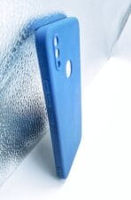 Vivo V9/Y85 Back Cover Silicone Soft Blue Colour - Image 3