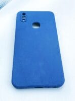 Vivo V9/Y85 Back Cover Silicone Soft Blue Colour - Image 2