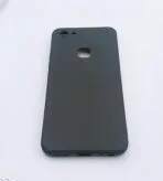 Vivo Y81/Y83 back cover Silicone Soft Black Colour - Image 3