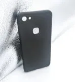 Vivo Y81/Y83 back cover Silicone Soft Black Colour