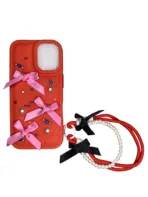 iPhone 16 Luxury Soft Silicone Phone Case Red - Image 2