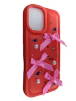 iPhone 16 Luxury Soft Silicone Phone Case Red - Image 3