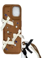 iPhone 15 Luxury Soft Silicone Protective Case Chocolate Brown - Image 3