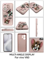 Vivo V60 5G Premium Slim Fit Back Cover Cream - Image 2