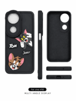 Vivo V50e 5G Luxury Protective Phone Case Black - Image 3