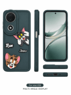 Vivo V50 5G Premium Shockproof Soft TPU Protective Back Cover Case Light Green