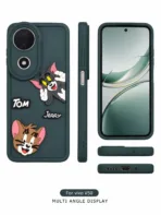 Vivo V50 5G Premium Shockproof Soft TPU Protective Back Cover Case Light Green