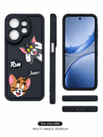 Vivo v60 5G Soft Silicone Protective Case Black