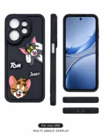 Vivo v60 5G Soft Silicone Protective Case Black