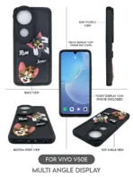 Vivo V50e 5G Luxury Protective Phone Case Black - Image 2